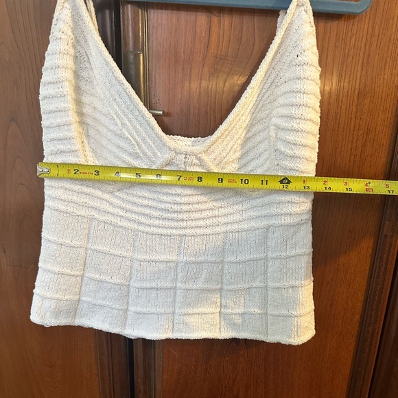 Vogue Knitting Handmade Sweater Tank Crop Top - OS - Picture 2 of 4